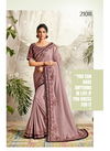 Mauve Colour Mahotsav Designer Heavy Embroidery Work Party Wear Crepe Silk Saree 21011